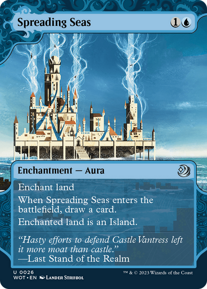 Spreading Seas [Wilds of Eldraine: Enchanting Tales] Magic: The Gathering