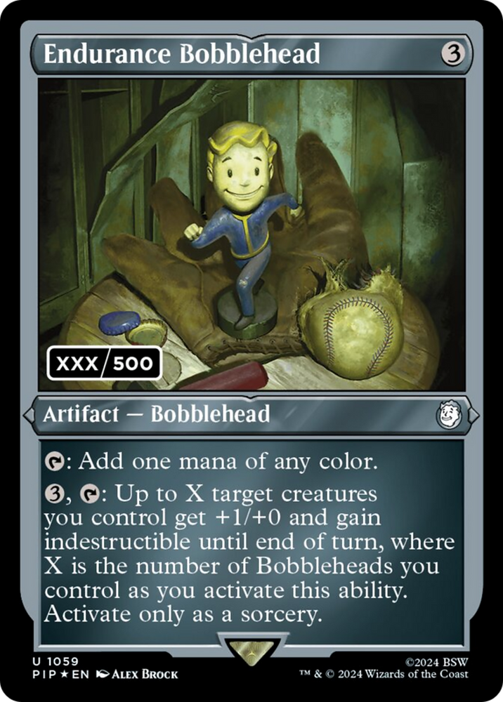 Endurance Bobblehead (Serialized) [Fallout] Magic: The Gathering