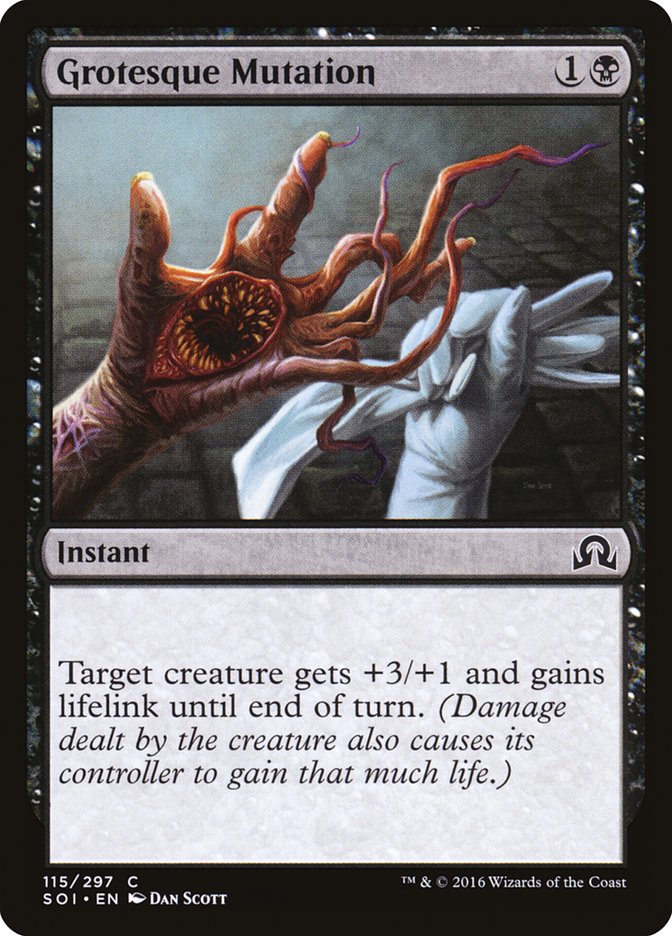 Grotesque Mutation [Shadows over Innistrad] Magic: The Gathering