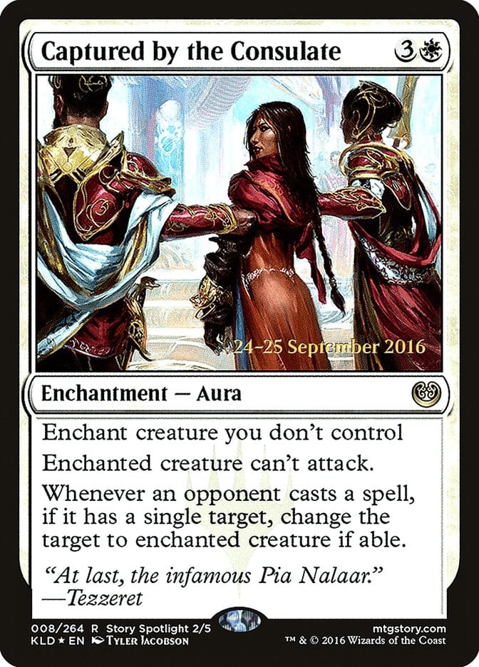 Captured by the Consulate [Kaladesh Prerelease Promos] Magic: The Gathering