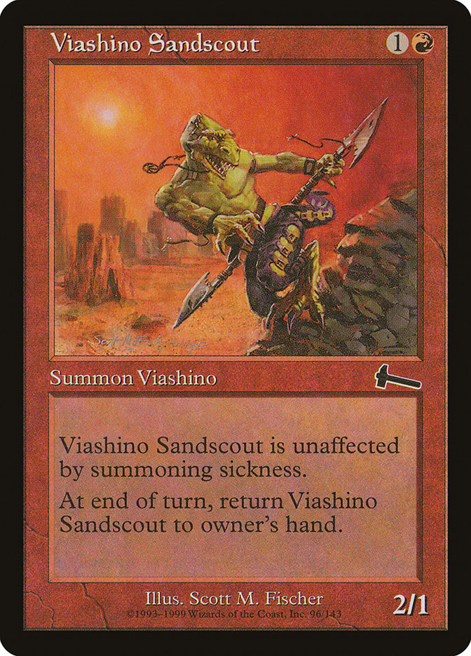 Viashino Sandscout [Urza's Legacy] Magic: The Gathering