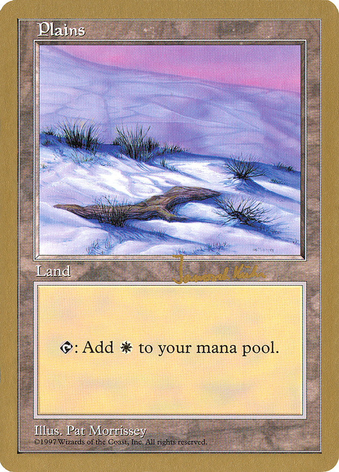 Plains (jk430) (Janosch Kuhn) [World Championship Decks 1997] Magic: The Gathering