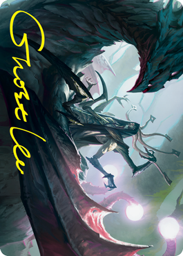 Specter of the Fens Art Card (Gold-Stamped Signature) [Strixhaven: School of Mages Art Series] Magic: The Gathering