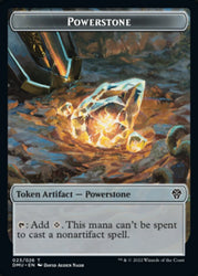 Saproling // Powerstone Double-Sided Token [Dominaria United Tokens] Magic: The Gathering