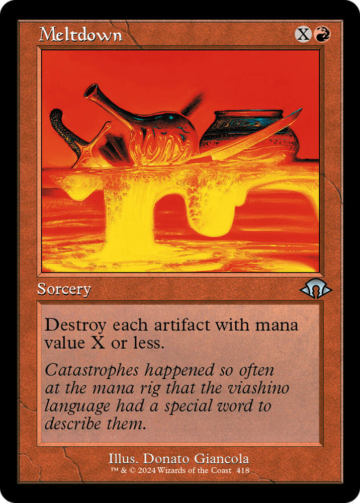 Meltdown (Retro) [Modern Horizons 3] Magic: The Gathering