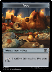 Treasure // Food (0005) Double-Sided Token [Outlaws of Thunder Junction Tokens] Magic: The Gathering
