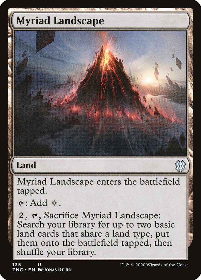 Myriad Landscape [Zendikar Rising Commander] Magic: The Gathering