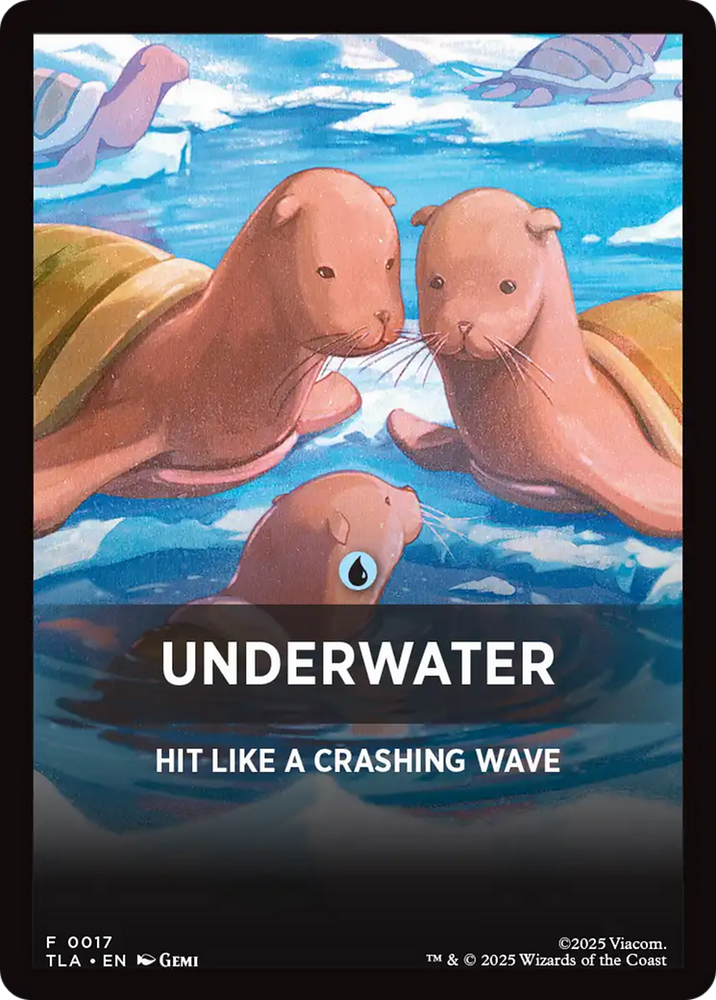 Underwater Theme Card [Avatar: The Last Airbender Tokens] Magic: The Gathering