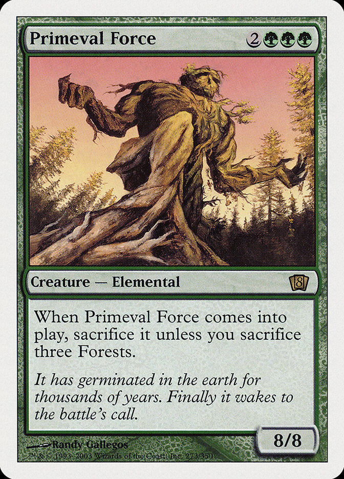Primeval Force [Eighth Edition] Magic: The Gathering