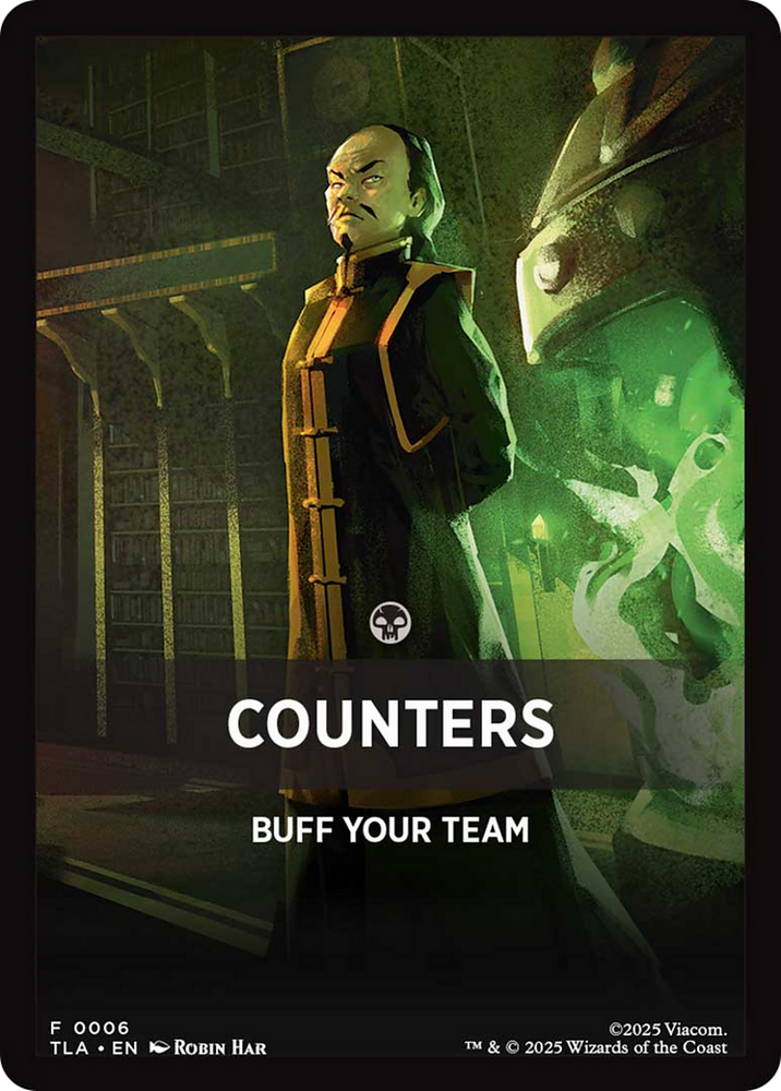 Counters Theme Card [Avatar: The Last Airbender Tokens] Magic: The Gathering