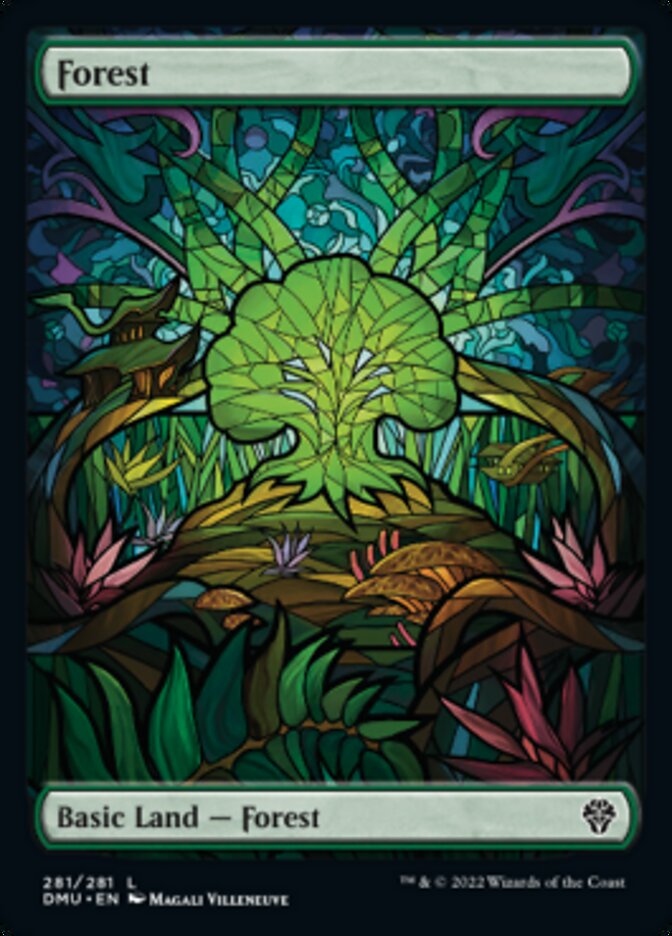 Forest (Showcase) [Dominaria United] Magic: The Gathering