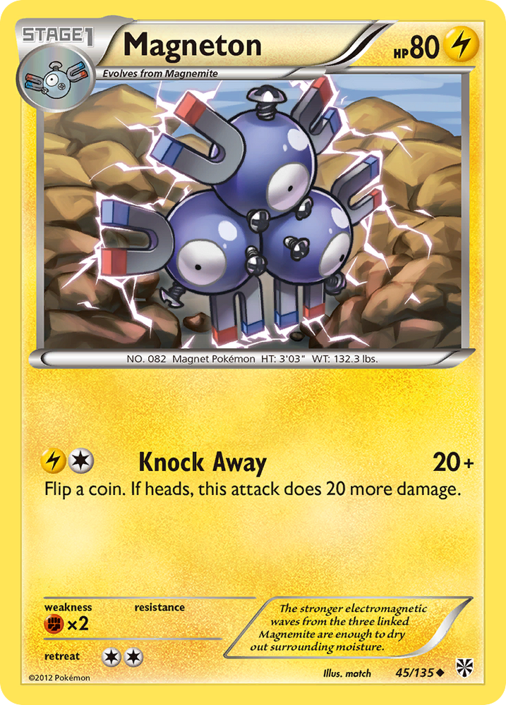 Magneton (45/135) [Black & White: Plasma Storm] Pokémon