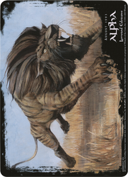 Savannah Lions (Oversized) [Eighth Edition Box Topper] Magic: The Gathering