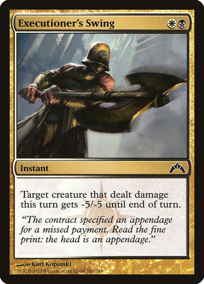 Executioner's Swing [Gatecrash] Magic: The Gathering