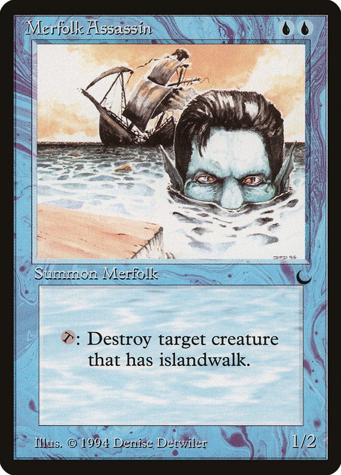Merfolk Assassin [The Dark] Magic: The Gathering