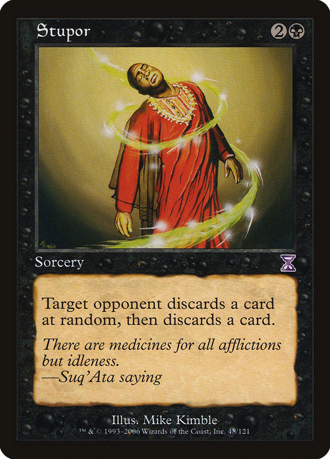 Stupor [Time Spiral Timeshifted] Magic: The Gathering