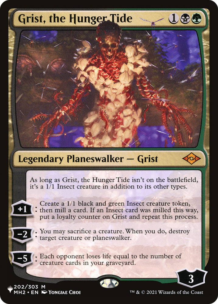Grist, the Hunger Tide [The List] Magic: The Gathering