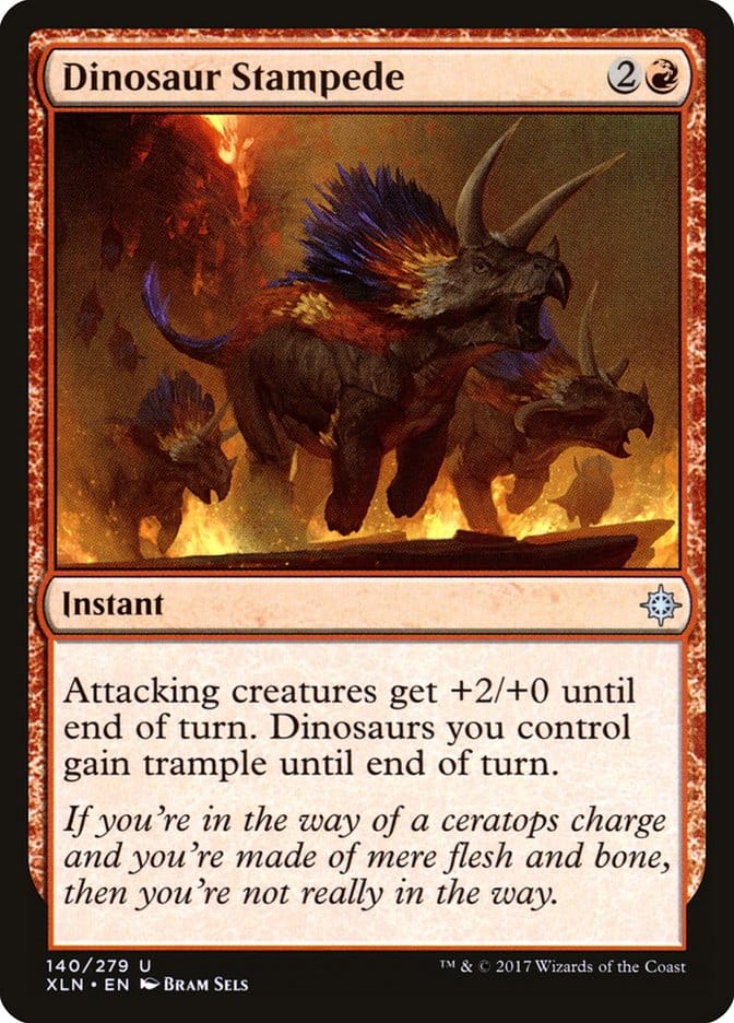 Dinosaur Stampede [Ixalan] Magic: The Gathering