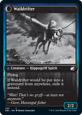 Galedrifter // Waildrifter [Innistrad: Double Feature] Magic: The Gathering