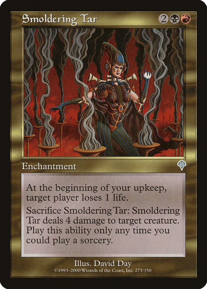 Smoldering Tar [Invasion] Magic: The Gathering