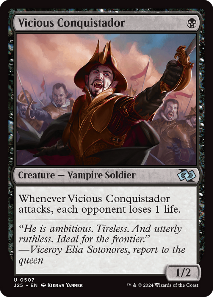 Vicious Conquistador [Foundations Jumpstart] Magic: The Gathering
