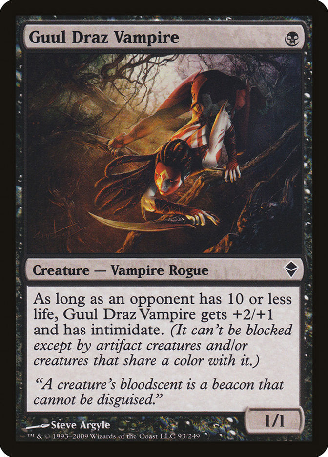 Guul Draz Vampire [Zendikar] Magic: The Gathering
