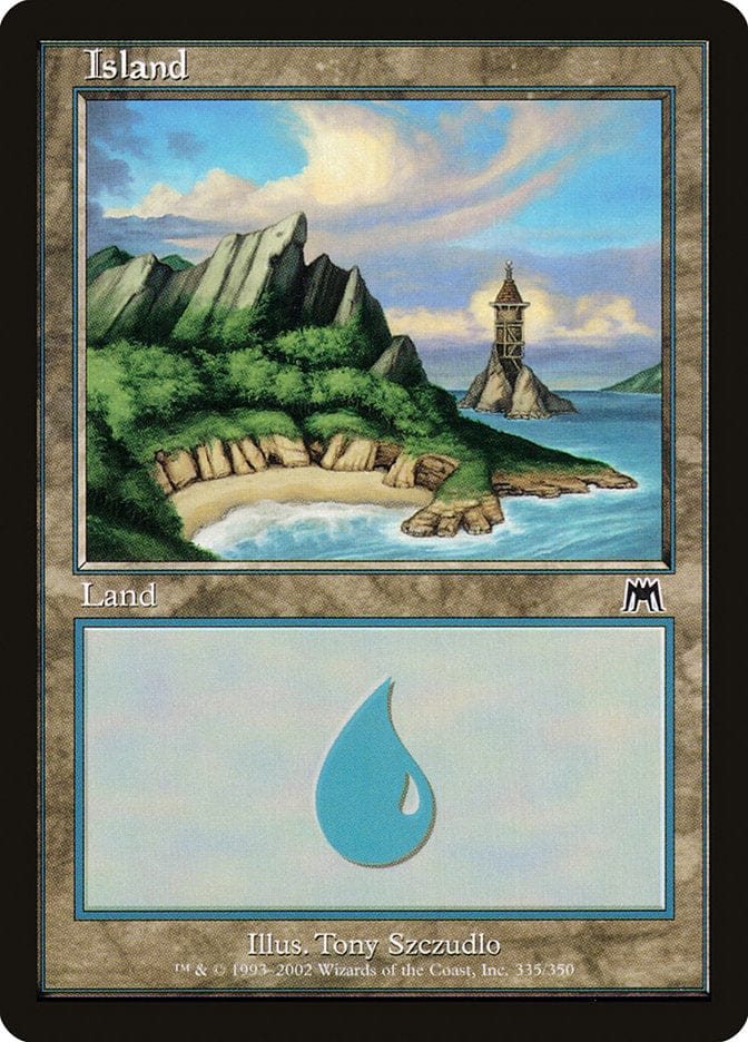Island (335) [Onslaught] Magic: The Gathering