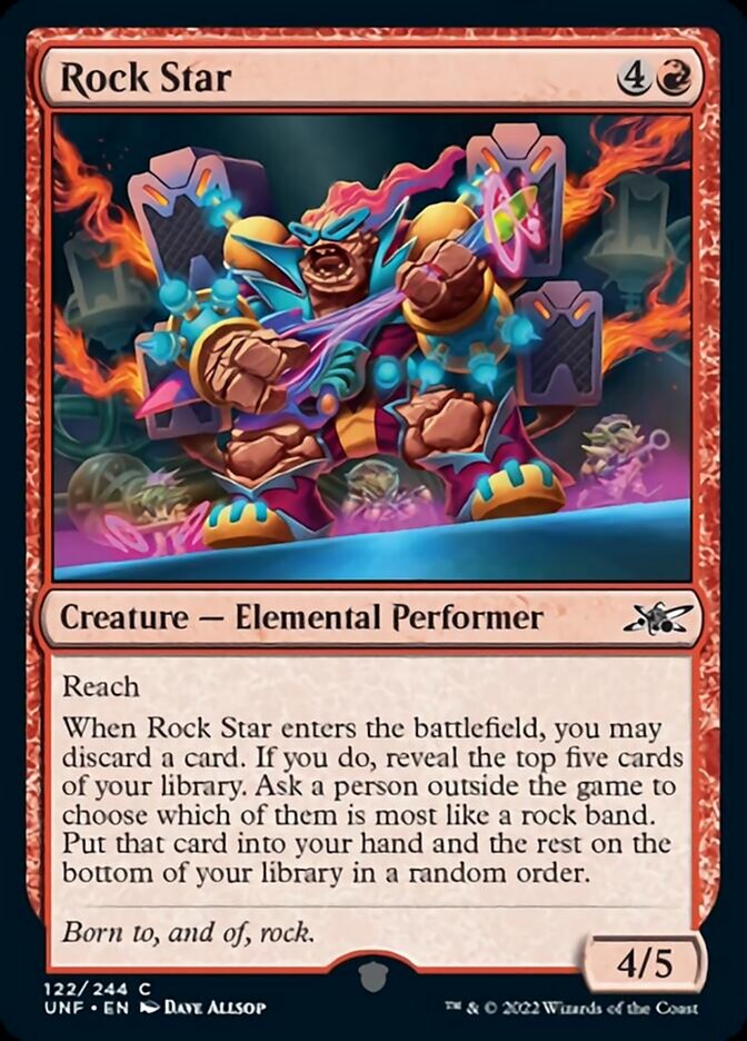 Rock Star [Unfinity] Magic: The Gathering