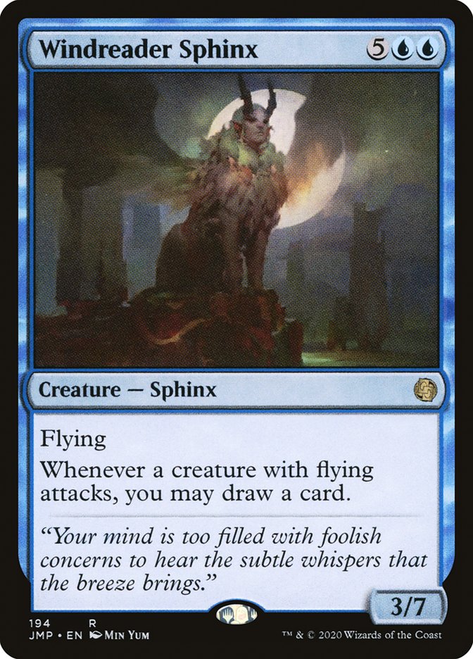 Windreader Sphinx [Jumpstart] Magic: The Gathering