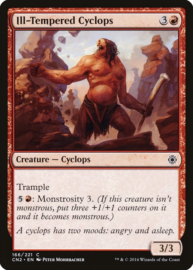 Ill-Tempered Cyclops [Conspiracy: Take the Crown] Magic: The Gathering