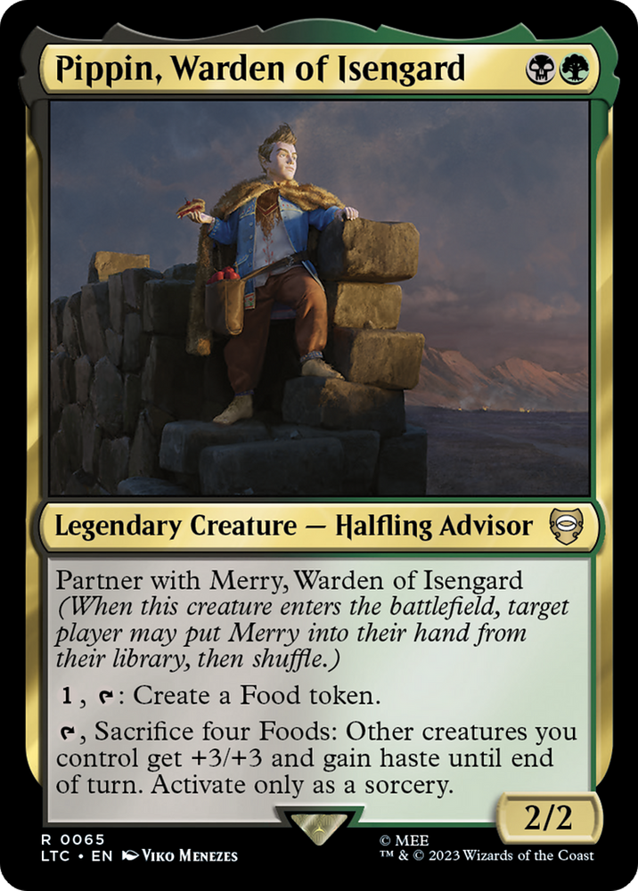 Pippin, Warden of Isengard [The Lord of the Rings: Tales of Middle-Earth Commander] Magic: The Gathering