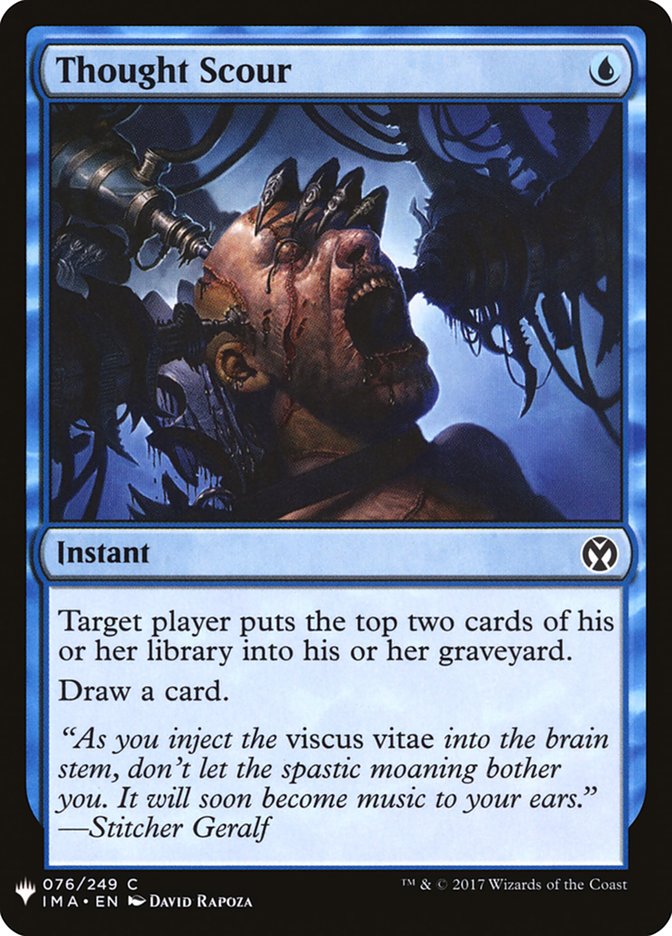 Thought Scour [Mystery Booster] Magic: The Gathering
