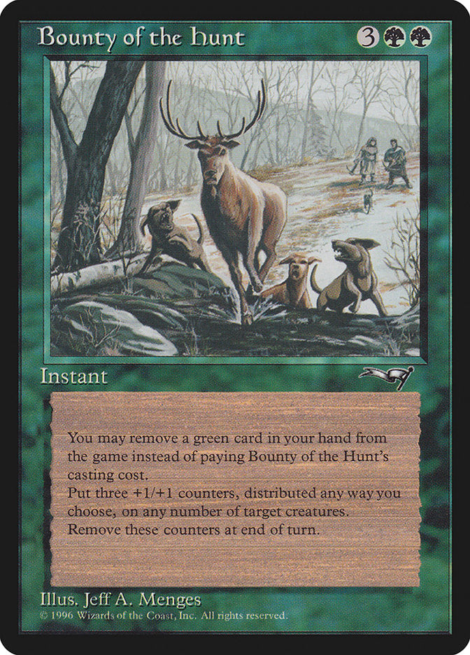 Bounty of the Hunt [Alliances] Magic: The Gathering