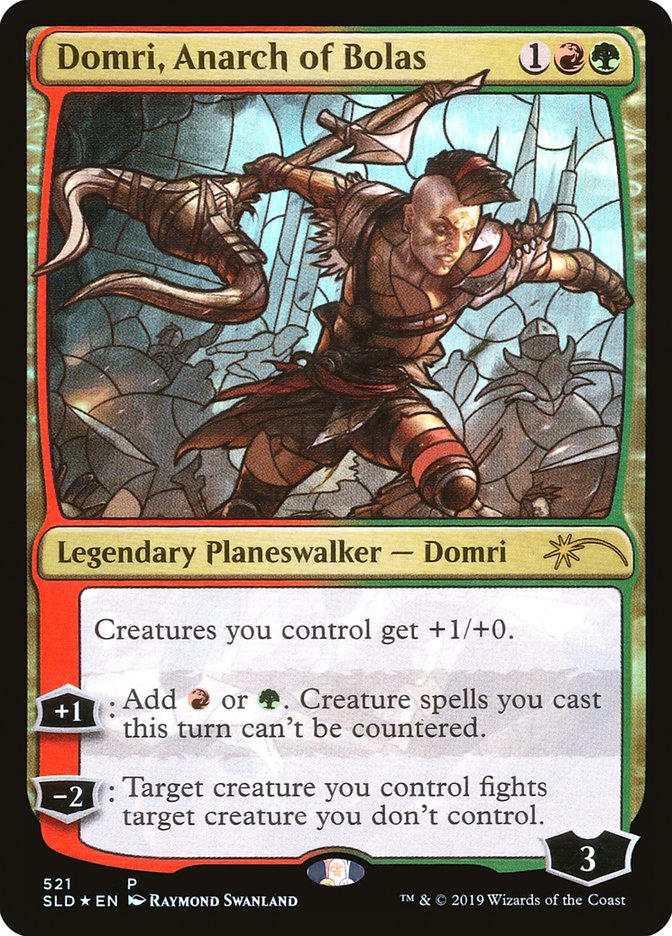 Domri, Anarch of Bolas (Stained Glass) [Secret Lair Drop Promos] Magic: The Gathering