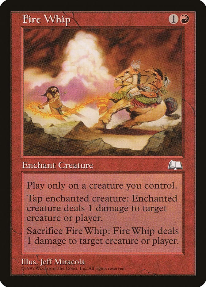 Fire Whip [Weatherlight] Magic: The Gathering
