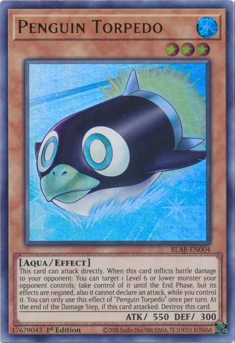 Penguin Torpedo [BLAR-EN004] Ultra Rare - Yugioh Cards For Your TCG Needs!