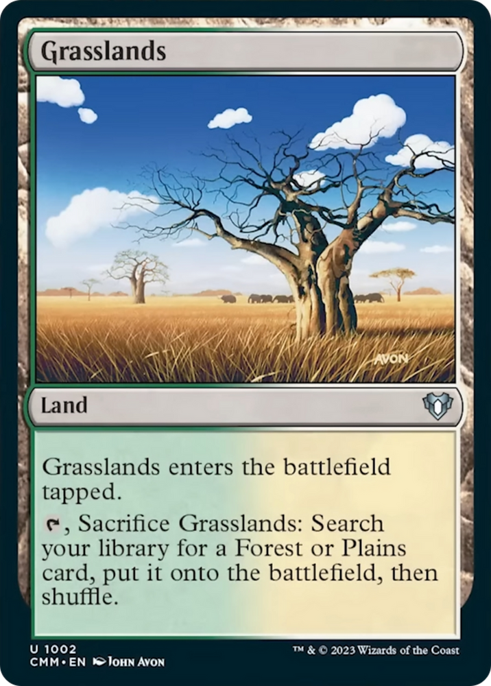 Grasslands [Commander Masters] Magic: The Gathering