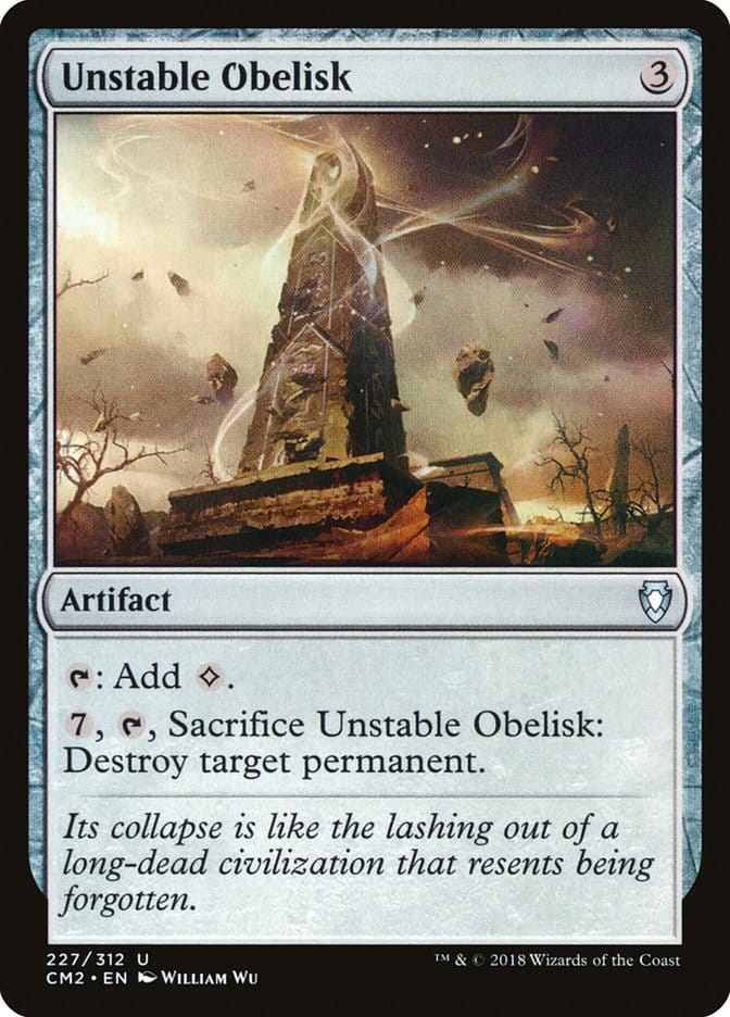 Unstable Obelisk [Commander Anthology Volume II] Magic: The Gathering
