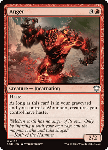 Anger [Secrets of Strixhaven Commander]