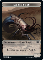 Spider // Eldrazi Scion Double-Sided Token [Double Masters 2022 Tokens] Magic: The Gathering