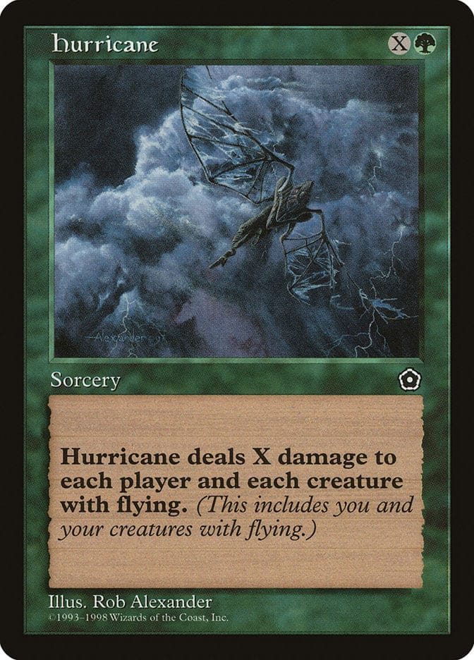 Hurricane [Portal Second Age] Magic: The Gathering