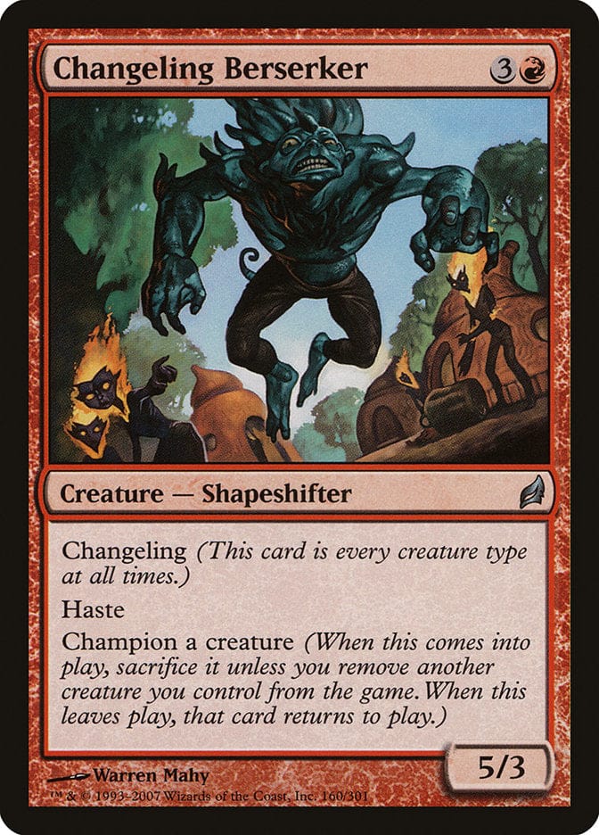 Changeling Berserker [Lorwyn] Magic: The Gathering