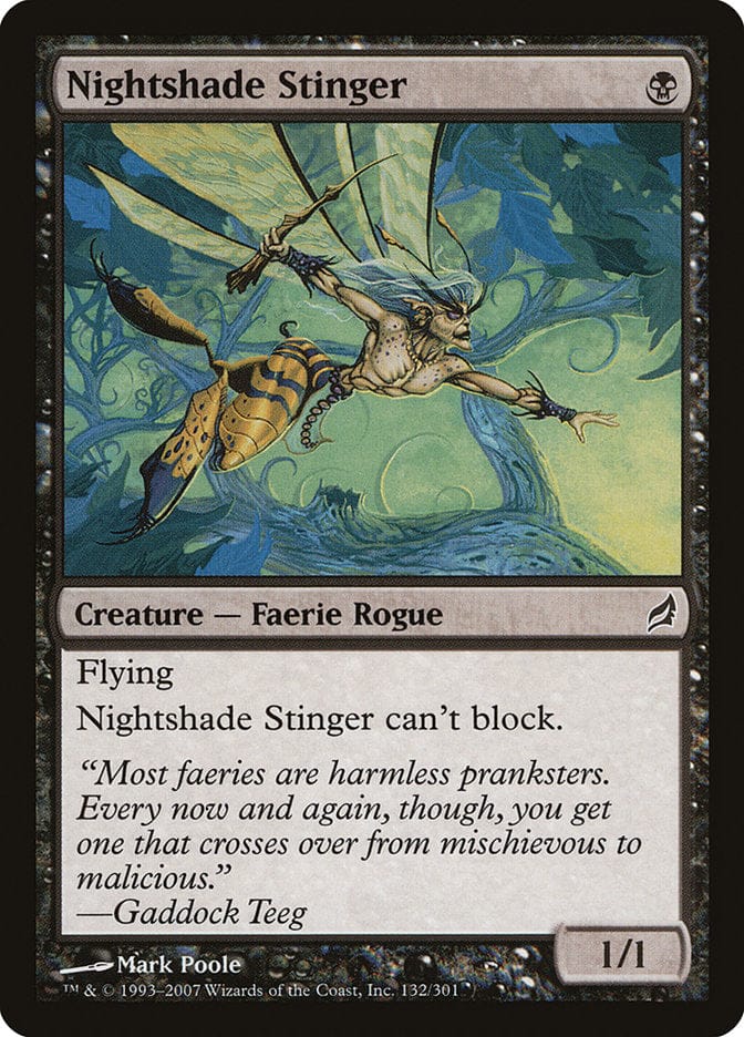 Nightshade Stinger [Lorwyn] Magic: The Gathering