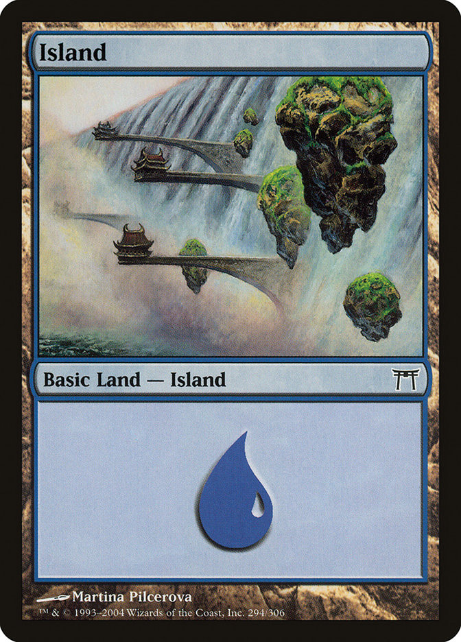 Island (294) [Champions of Kamigawa] Magic: The Gathering