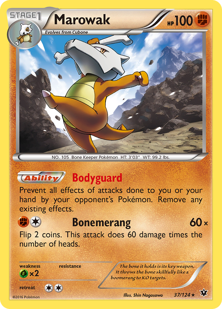 Marowak (37/124) [XY: Fates Collide] Pokémon