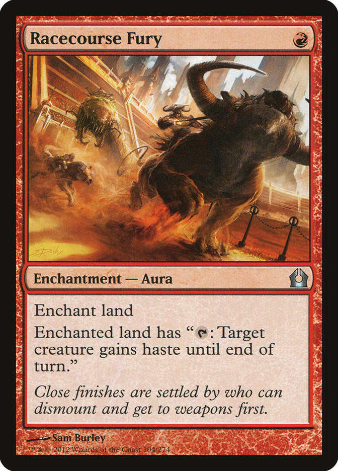 Racecourse Fury [Return to Ravnica] Magic: The Gathering