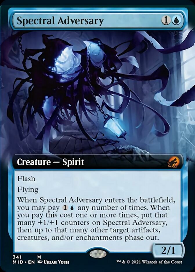 Spectral Adversary (Extended Art) [Innistrad: Midnight Hunt] Magic: The Gathering
