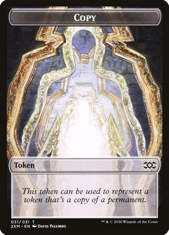 Cat // Copy Double-Sided Token [Double Masters Tokens] Magic: The Gathering