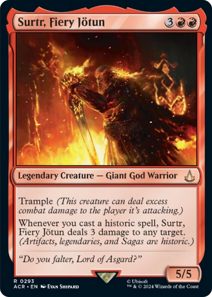 Surtr, Fiery Jotun [Assassin's Creed] Magic: The Gathering