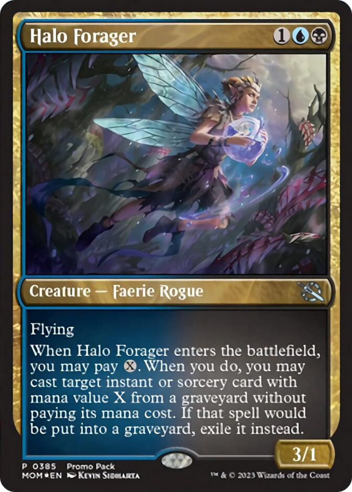 Halo Forager (Promo Pack) [March of the Machine Promos] Magic: The Gathering